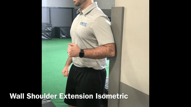 Shoulder Ext Iso Exercise