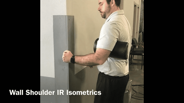 Shoulder IR Iso Exercise