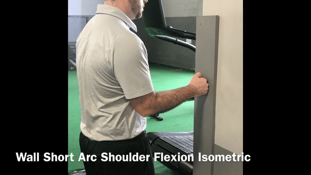 Shoulder Flexion Iso Exercise